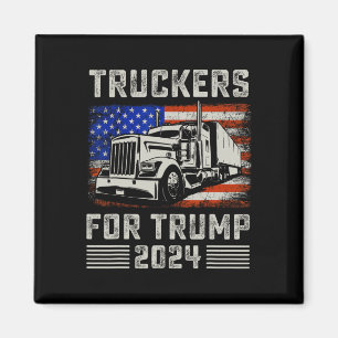 Imán Camioneros Para Trump Bandera Americana - Trump Vi