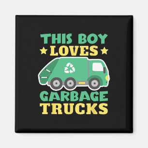 Imán Camiones de basura niños de camiones de juguete in