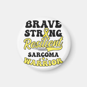 Imán Camisa contra el cáncer de sarcoma valiente fuerte