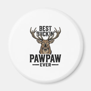 Imán Camisa de caza de ciervos vintage Best Buckin Pawp