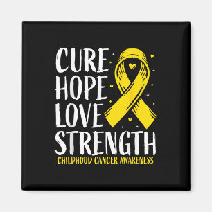 Imán Camisa De Concienciación Sobre El Cáncer Infantil 