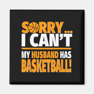 Imán Camisa de esposa de entrenador de baloncesto o jug