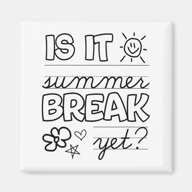 Imán Camisa De Fin De Año Es Verano El Último Día (Frente)