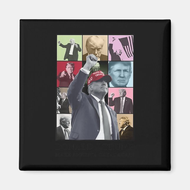 Imán Camisa de la era Trump (Frente)