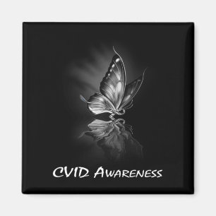 Imán Camisa de mariposa Cinta CVID Camisa de sensibiliz