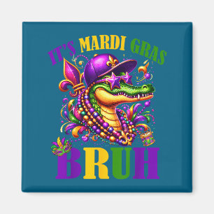 Imán Camisa de niño Mardigator Lagarto Hermano Mardi Gr