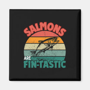 Imán Camisa de pesca de salmón pescador de peces pesca 