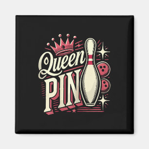 Imán Camisa de Reina Pin Bolera Liga de Bolos Para Bolo