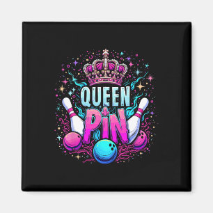 Imán Camisa de Reina Pin Bolera Liga de Bolos Para Bowl