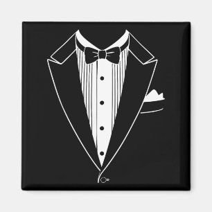 Imán Camisa de traje de esmoquin hombres mujeres niños 