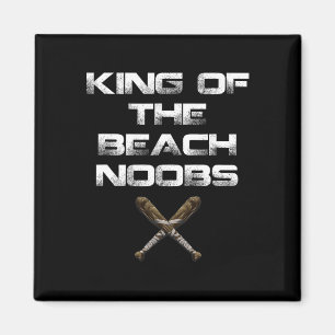 Imán Camisa De Videojuego King Of The Beach Noobs
