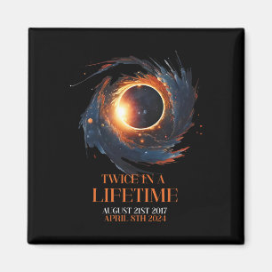 Imán Camisa Eclipse Solar Dos Veces En La Vida 2024 Sol