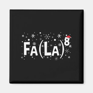 Imán Camisa Fa La 8 - Math Teachers Navidades