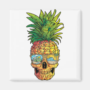 Imán Camisas de sol de piña camiseta Aloha Bebidas