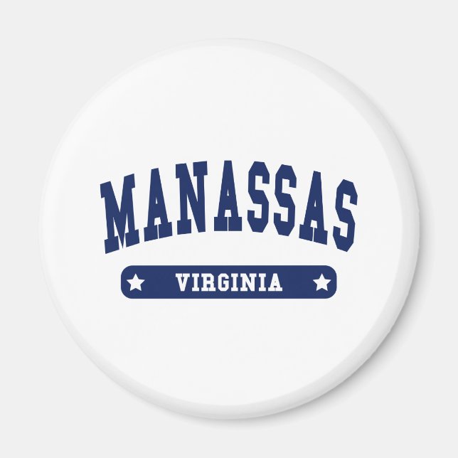 Imán Camisas de té estilo Virginia College (Frente)