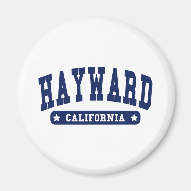 Imán Camisas de té Hayward California College Style (Frente)