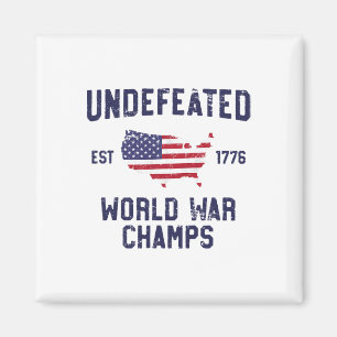 Imán Camisas No Derrotadas De La Guerra Mundial 4 De Ju