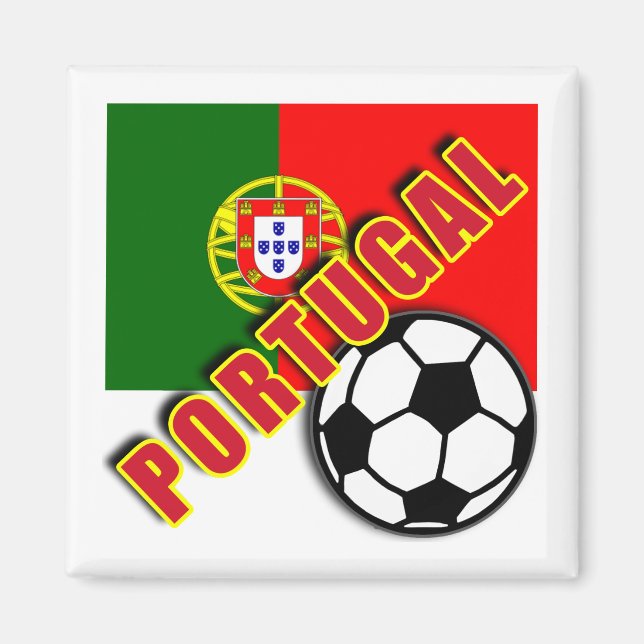 Imán Camisas para fans del fútbol mundial PORTUGAL (Frente)