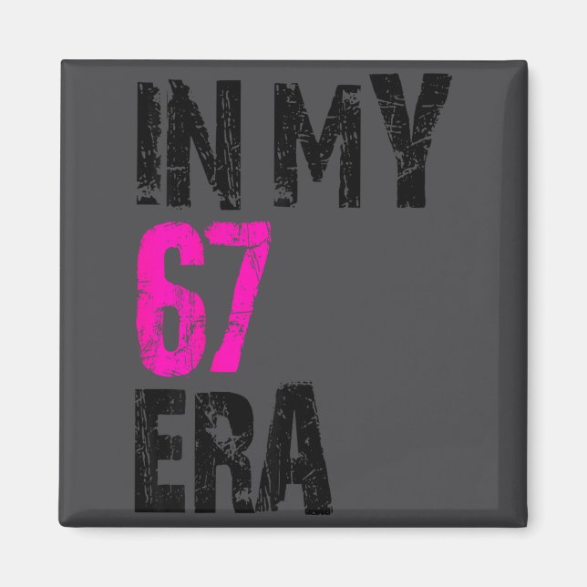 Imán Camiseta 67 Meme 67 Era Six (Frente)