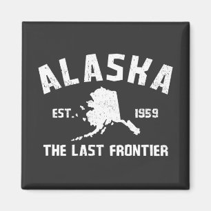 Imán Camiseta Alaska The Last Frontier