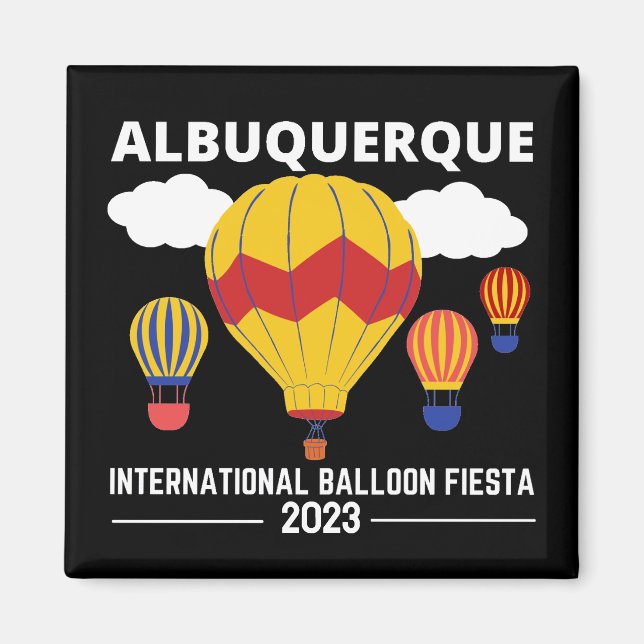 Imán Camiseta Albuquerque Balloon Fiesta 2023 (Frente)