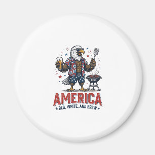 Imán Camiseta America Red White And Brew Eagle BBQ (7)_