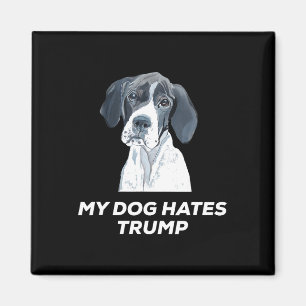 Imán Camiseta Anti Trump Mi Perro Odia a Trump