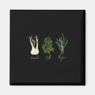Imán Camiseta Anti Trump Subtle Herb Fennel Dill Thyme 