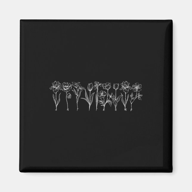 Imán Camiseta Anti Trump Sutil Flores 1  (Frente)
