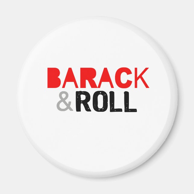 Imán Camiseta Barack y Roll (Frente)