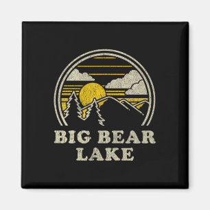 Imán Camiseta Big Bear Lake California Ca Vintage Sende