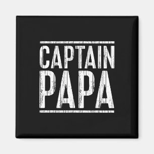 Imán Camiseta Capitán Papá Barco Pontón Día del Padre P