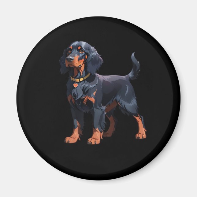 Imán Camiseta clásica Gordon Setter (Frente)