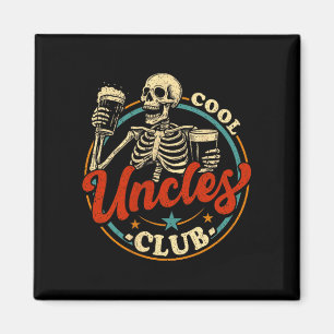 Imán Camiseta Club de Tíos Geniales Tío Esqueleto Hombr