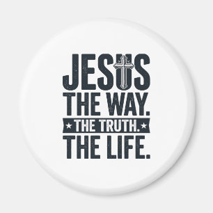 Imán Camiseta Cristiana Jesús El Camino La Verdad La Vi