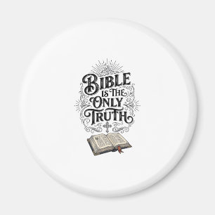 Imán Camiseta Cristiana La Biblia Es La Única Verdad