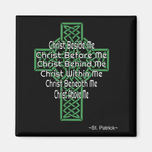 Imán Camiseta Cruz Celta Oración de San Patricio Cristi