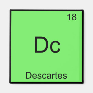 Imán Camiseta Dc - Elemento Divertido de Química Símbol