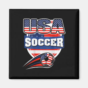 Imán Camiseta de aficionados de fútbol de América orgul