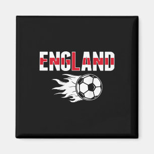 Imán Camiseta de aficionados de fútbol de Inglaterra -