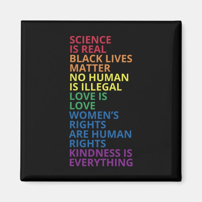 Imán Camiseta de aliado LGBT (Frente)