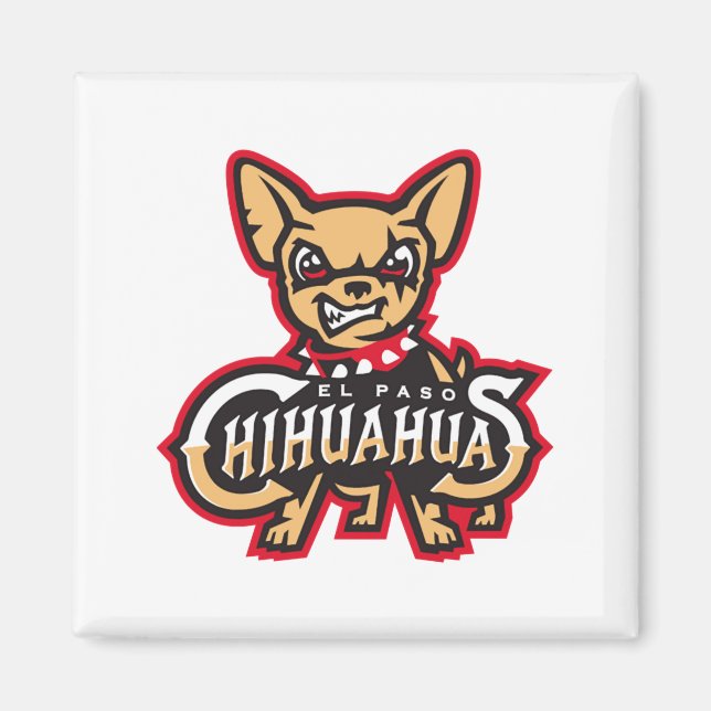 Imán Camiseta de béisbol de los Chihuahuas de El Pas0  (Frente)