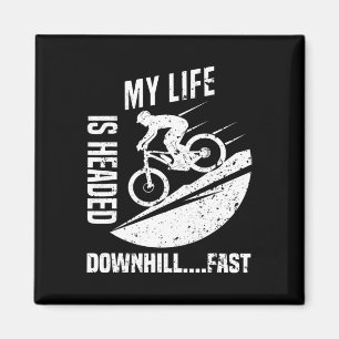 Imán Camiseta de bicicleta de montaña cuesta abajo rápi