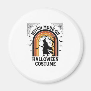 Imán Camiseta de Bruja de Halloween Disfraz Divertido G