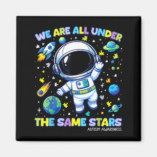 Imán Camiseta de conciencia del autismo infantil estrel