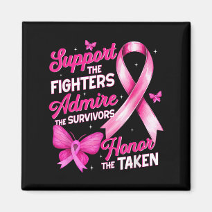 Imán Camiseta de Conciencia del Cáncer de Seno de Apoyo