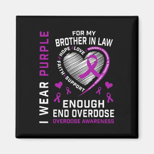 Imán Camiseta de Conciencia Fin de Sobredosis Hermano P