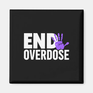 Imán Camiseta de Conciencia sobre Sobredosis - Fin de l
