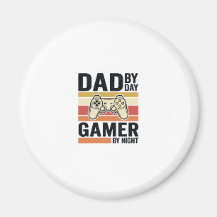 Imán Camiseta de controlador vintage para papá gamer Di