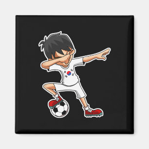 Imán Camiseta de Corea del Sur para niño futbolero haci